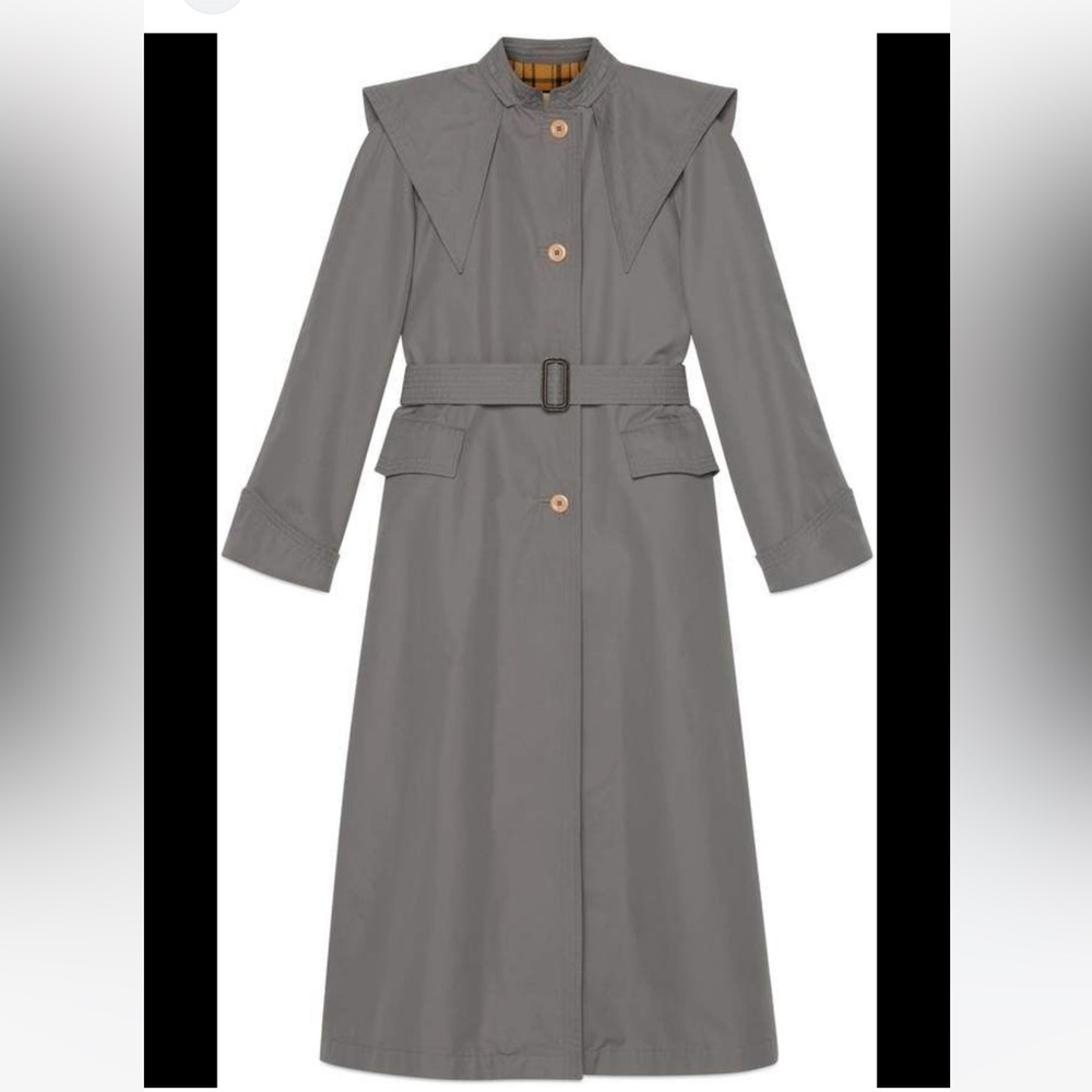 Gucci Gabardine coat with cape Brand new with retail store tag - Picture 2 of 6
